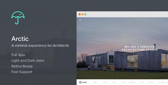 Ártico - Tema WordPress de Arquitetura e Criativos